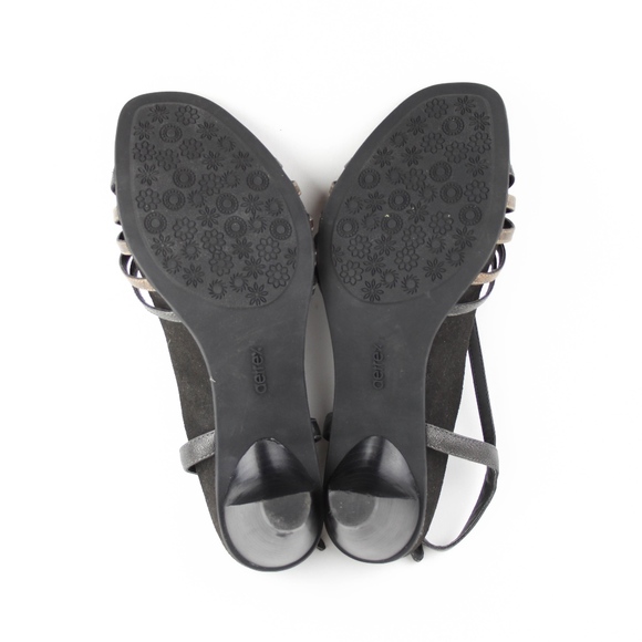 Aetrex Black and Tan Strappy Sandals - Picture 8 of 8